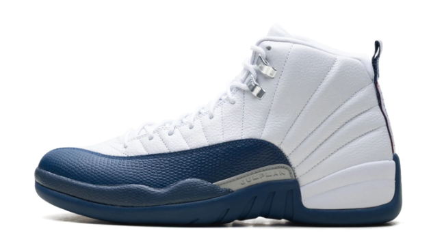 Air Jordan 12 “French Blue” Sneakers – White / French Blue