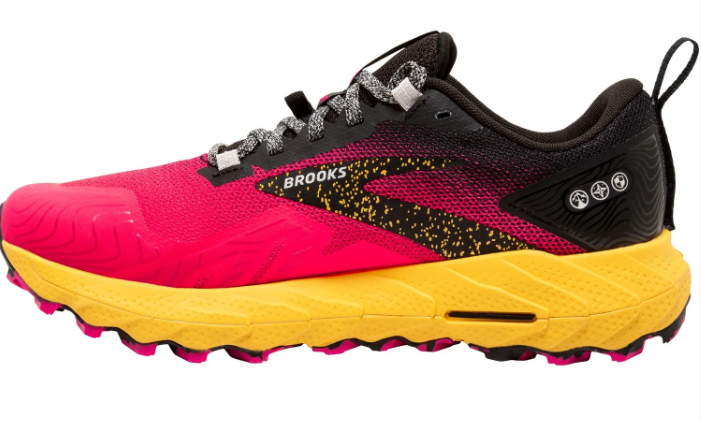Brooks Cascadia 17 Women's Trail Running Shoes – Pink, Black & Yellow