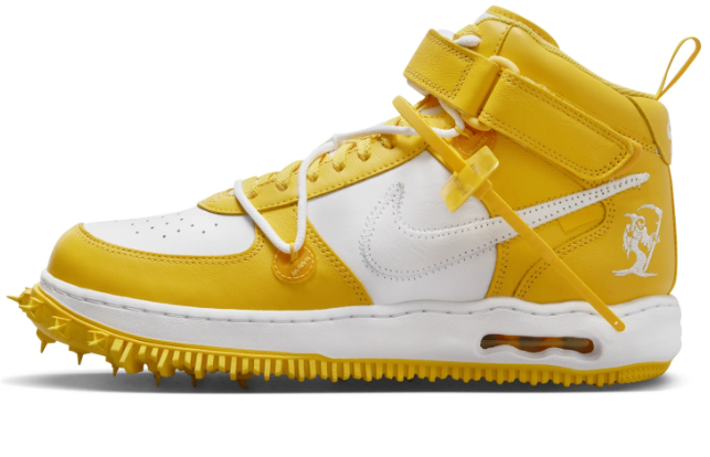 Nike x Off-White Air Force 1 Mid SP – Varsity Maize – DR0500-101