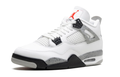 Air Jordan 4 “White Cement” (2025) – White / Cement Grey / Black / Red
