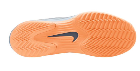 Nike Men's Vapor 12 Clay Court Tennis Shoes | Ashen Slate / Obsidian / Light Armory Blue