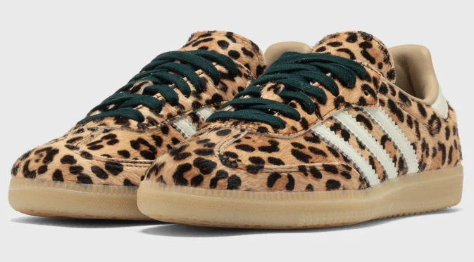 adidas Women’s Samba OG “Leopard” – Magic Beige