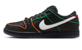 Nike SB Dunk Low Pro QS, Black / White / Challenge Red