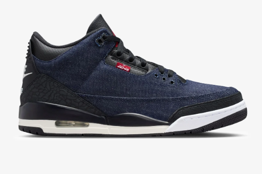 Jordan x Levi's® Air Jordan 3 Retro Sneakers - Indigo / Gym Red