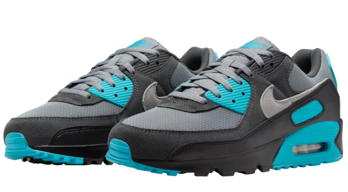 Nike Air Max 90 'Cool Grey / Dusty Cactus / Black' Sneakers | DM0029-013
