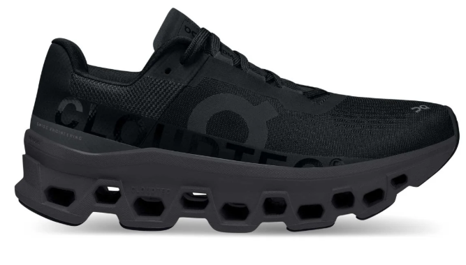 On Cloudmonster Women's Running Shoes – Black / Magnet