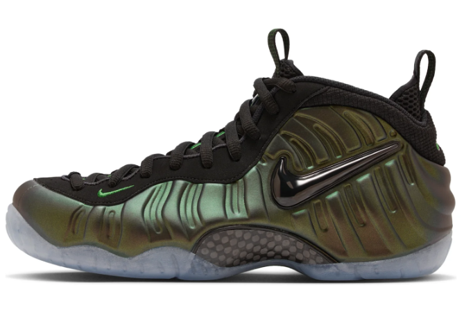 Nike Air Foamposite Pro 'Pine Green' Sneakers – Green / Black