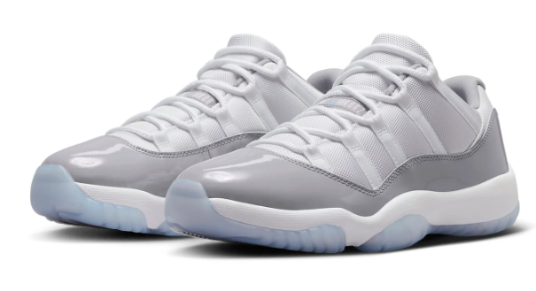 Air Jordan 11 Retro Low “Cement Grey” – White / Cement Grey / University Blue