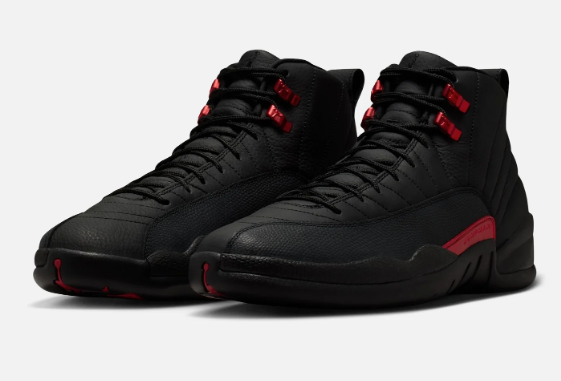 Air Jordan 12 Retro Sneakers – Black / Varsity Red
