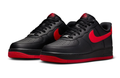 Nike Air Force 1 Low '07 'Bred' Men's Sneakers – Black / Red