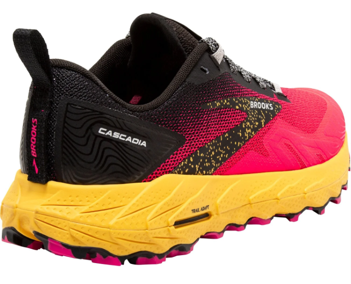 Brooks Cascadia 17 Women's Trail Running Shoes – Pink, Black & Yellow