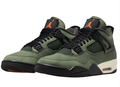 Undefeated x Air Jordan 4 'Deep Green' Sneakers – Green / Black / Orange