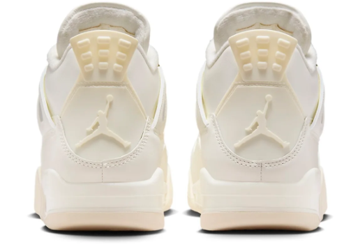 Air Jordan 4 Retro “Metallic Gold” Women's Sneakers – Off-White & Gold | AQ9129-170