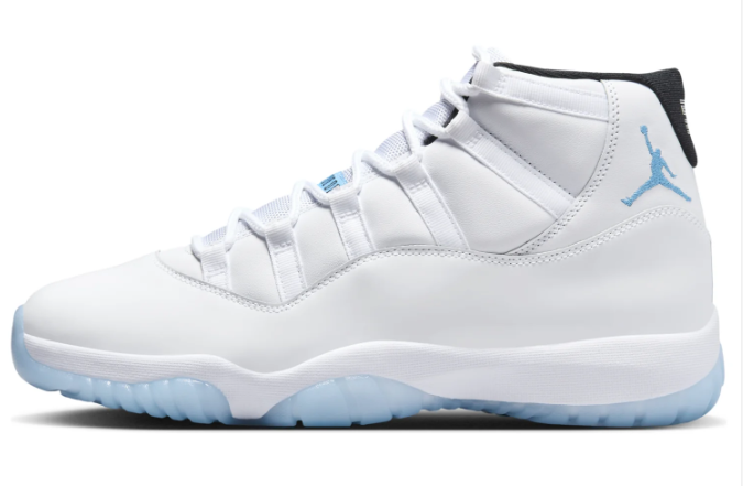Air Jordan 11 'Legend Blue' Sneakers – White / Light Blue / Black