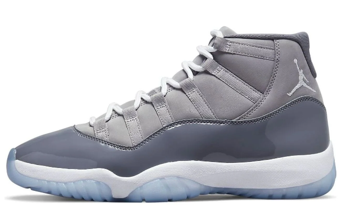 Air Jordan 11 Retro 'Cool Grey' Sneakers – Grey / White / Icy Blue
