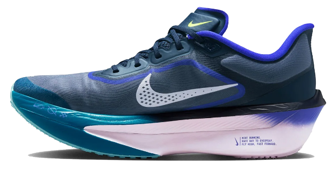 Nike Zoom Fly 6 Running Shoes – Dark Blue / Teal / Purple