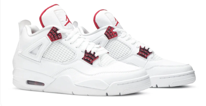 Air Jordan 4 Retro “Red Metallic” – White & University Red