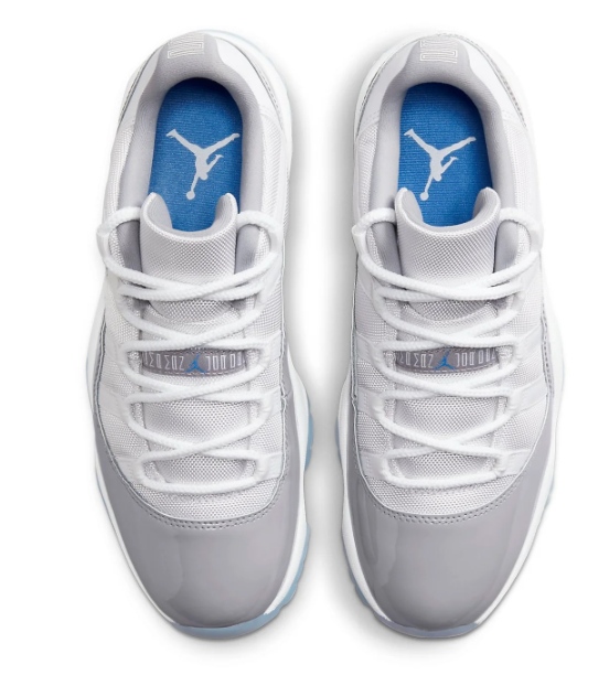 Air Jordan 11 Retro Low “Cement Grey” – White / Cement Grey / University Blue