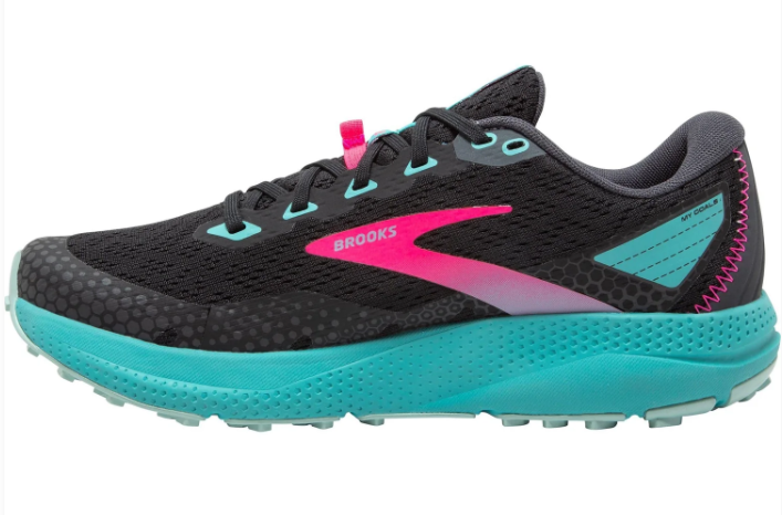 Brooks Divide 3 Women's Trail Running Shoes – Black, Turquoise & Pink