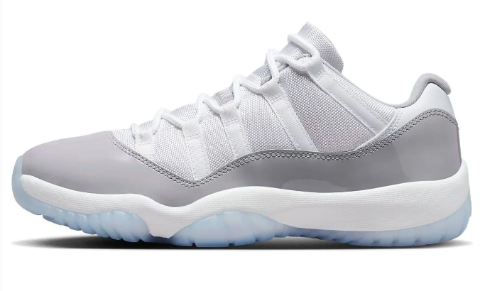 Air Jordan 11 Retro Low “Cement Grey” – White / Cement Grey / University Blue