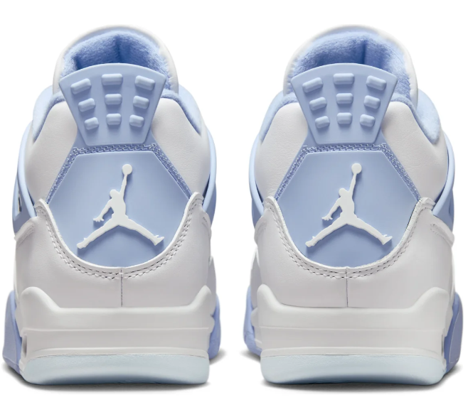 Air Jordan 4 Retro “Forget Me Not” Women's Sneakers – White & Powder Blue | HV0823-100