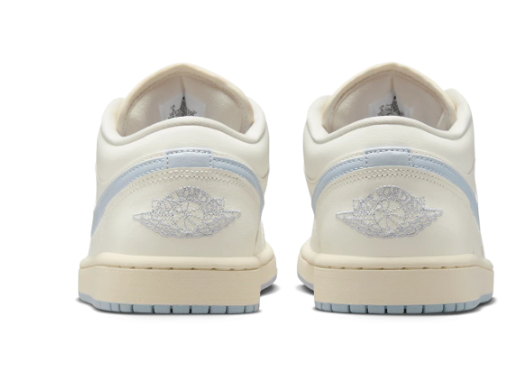 Women's Air Jordan 1 Low "Ghost", Sail/Light Blue