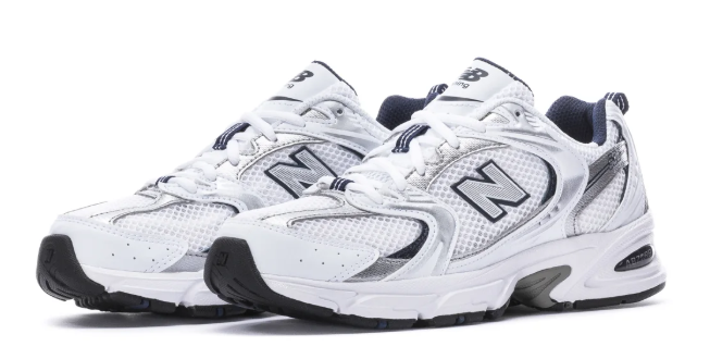 New Balance 530 Women's Wide – White & Silver