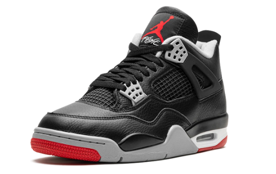 Air Jordan 4 “Bred Reimagined” (2024) – Black / Red / Cement Grey