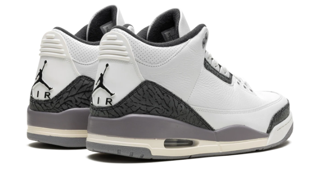 Air Jordan 3 “Cement Grey” – White / Grey / Black