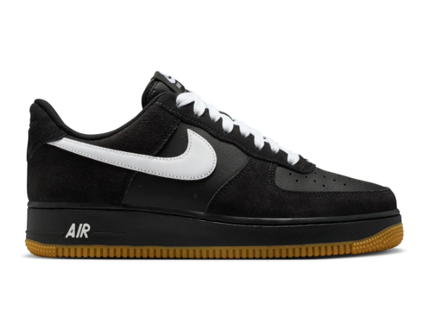 Nike Air Force 1 Low ’07 LV8 Men's Sneakers – Black, White & Gum