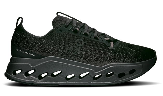 On Cloudsurfer Max Road Running Shoes – Black / Dark Gray