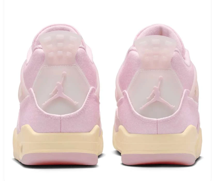 Air Jordan 4 Retro Women's Sneakers - Pearl Pink / Iced Carmine