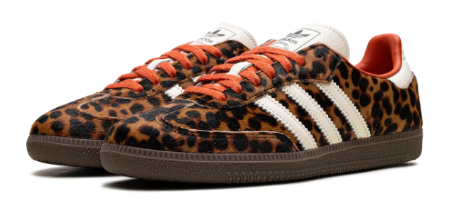 Women's adidas Samba OG "Leopard / Cream Orange" JI2734