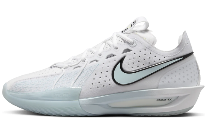 Nike Air Zoom GT Cut 3 EP Basketball Shoes – White / Glacier Blue