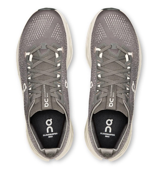 On Cloudsurfer Max Men's Running Shoes – Gray / Cream