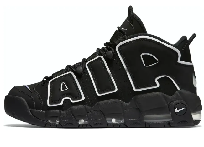 Nike Air More Uptempo Sneakers – Black / White