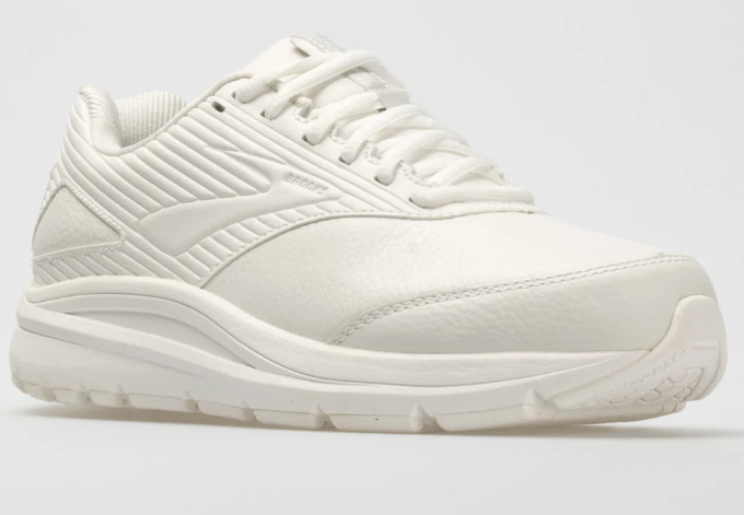 Brooks Addiction Walker 2 Women's Walking Shoes – White / White