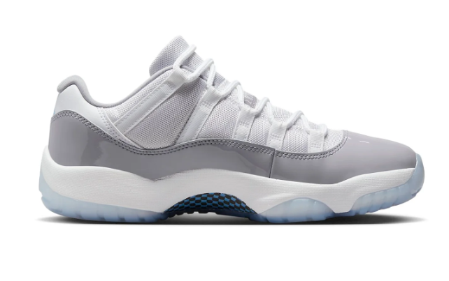 Air Jordan 11 Retro Low “Cement Grey” – White / Cement Grey / University Blue