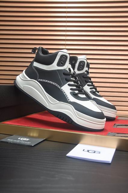 UGG High-Top Chunky Sneakers – Black & White