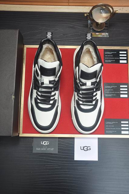 UGG High-Top Chunky Sneakers – Black & White