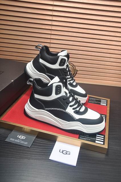 UGG High-Top Chunky Sneakers – Black & White