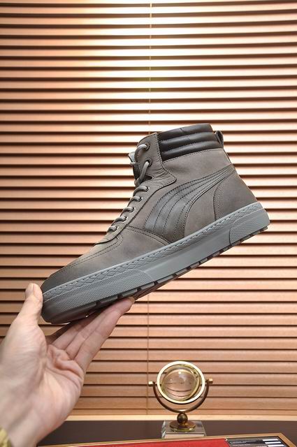 UGG Lined High-Top Sneakers – Grey & Charcoal