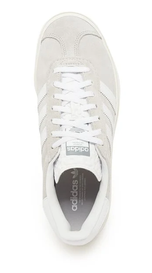 adidas Gazelle Bold Women's Platform Sneakers – Grey & White | HQ6893