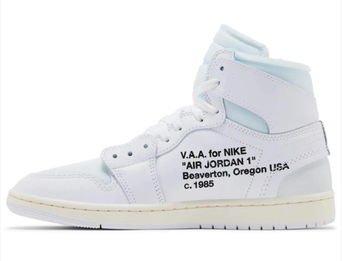 Air Jordan 1 Retro High Virgil Abloh Archive “Alaska” – White | AA3834-100