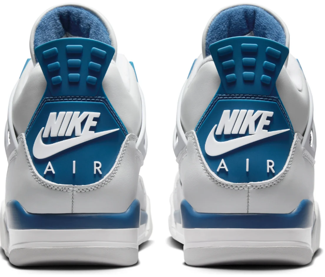 Air Jordan 4 Retro “Military Blue” (2024) – Off-White / Industrial Blue