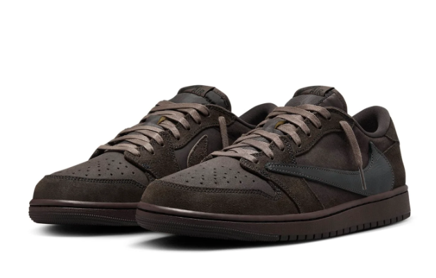 Travis Scott x Air Jordan 1 Retro Low OG SP “Velvet Brown” – Dark Brown / Black