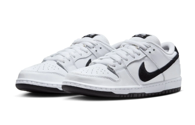 Nike SB Dunk Low Pro, White / Black