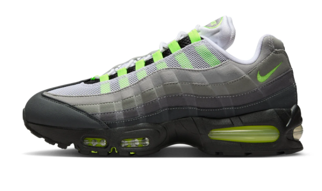 Nike Air Max 95 OG “Neon” – Grey / Black / Neon Yellow