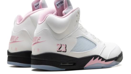 Air Jordan 5 OG 'Medium Soft Pink' Sneakers – White / Black / Pink