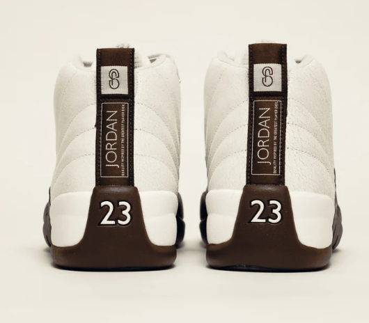 SoleFly x Air Jordan 12 Retro SP 'Cafecito' Sneakers – White / Dark Brown